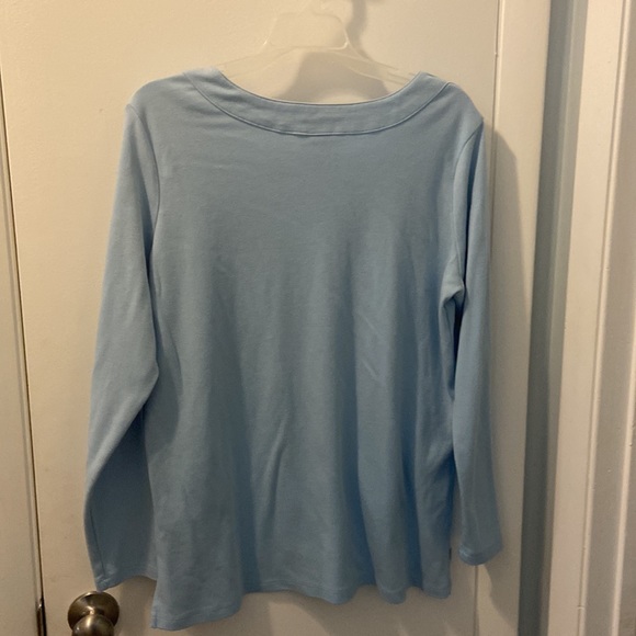 JG Hook square neck with buttons long sleeve top, size XL - Picture 5 of 5